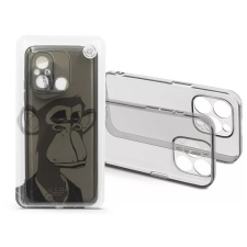Haffner HF239144 Xiaomi Redmi 12C Gray Monkey átlátszó szilikon hátlap tok és táska