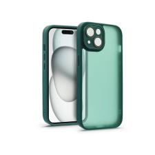 Haffner HF239564 Apple iPhone 15 Variete sötétzöld hátlap kameravédő peremmel, lencsevédő üveggel tok és táska