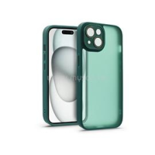 Haffner HF239564 Apple iPhone 15 Variete sötétzöld hátlap kameravédő peremmel, lencsevédő üveggel (HF239564) tok és táska