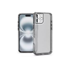 Haffner HF324666 Apple iPhone 16 Matrix Clear kameravédős átlátszó szilikon tok (HF324666) tok és táska