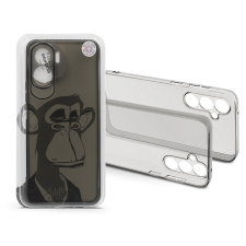 Haffner Honor 90 Lite szilikon hátlap - Gray Monkey - átlátszó tok és táska