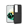 Haffner Huawei P60/P60 Pro szilikon hátlap - Carbon - fekete