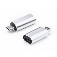 Haffner Lightning - micro USB adapter - ezüst mobiltelefon kellék