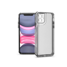 Haffner Matrix Clear kameravédős szilikon tok - Apple iPhone 11 - átlátszó tok és táska