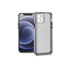 Haffner Matrix Clear kameravédős szilikon tok - Apple iPhone 12 - átlátszó tok és táska