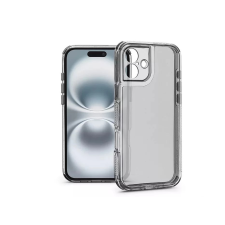 Haffner Matrix Clear kameravédős szilikon tok iPhone 16 átlátszó tok és táska