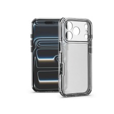 Haffner Matrix Clear kameravédős szilikon tok iPhone 17 Pro Max átlátszó tok és táska