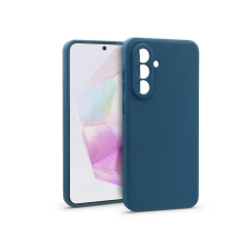 Haffner Matt szilikon hátlap Samsung Galaxy A35 5G kék tok és táska