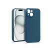 Haffner Matt szilikon tok - Apple iPhone 15 - kék