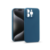 Haffner Matt szilikon tok - Apple iPhone 15 Pro - kék