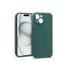 Haffner Matt szilikon tok - Apple iPhone 15 - zöld