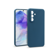 Haffner Matt szilikon tok - Samsung Galaxy A55 5G - kék (HF271977) tok és táska