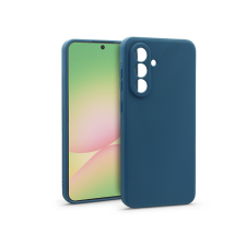 Haffner Matt szilikon tok - Samsung Galaxy A56 5G - kék tok és táska