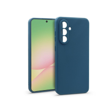Haffner Matt szilikon tok - Samsung Galaxy A56 5G - kék tok és táska