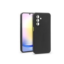 Haffner Matt szilikon tok - Samsung SM-A266 Galaxy A26 5G - fekete tok és táska