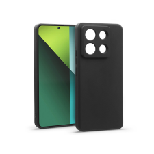 Haffner Matt szilikon tok - Xiaomi Redmi Note 13 Pro 5G - fekete tok és táska