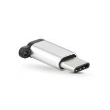 Haffner Micro USB - USB Type-C adapter - ezüst kábel és adapter
