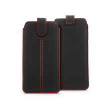 Haffner PT-6670 Ultraslim iPhone 13/13 Pro fekete műbőr tok tok és táska