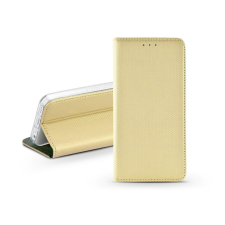 Haffner S-Book Flip bőrtok - Apple iPhone 12/12 Pro - arany tok és táska