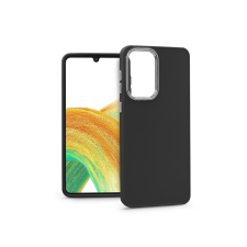Haffner Samsung A336B Galaxy A33 5G szilikon hátlap - Frame - fekete tok és táska