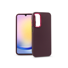 Haffner Samsung Galaxy A25 5G szilikon hátlap - Frame - bíbor tok és táska