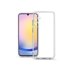 Haffner Samsung Galaxy A25 5G szilikon hátlap kameravédővel - Clear Case - átlátszó tok és táska
