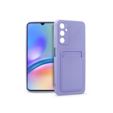 Haffner Samsung SM-A057F Galaxy A05s szilikon hátlap kártyatartóval - Card Case - lila tok és táska