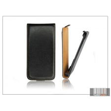 Haffner Slim Flip bőrtok - Samsung i9500 Galaxy S4 - fekete tok és táska