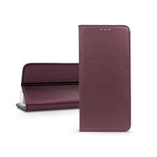 Haffner Smart Magneto Book Flip bőrtok - Samsung SM-A356 Galaxy A35 5G - bordó tok és táska