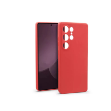Haffner Soft szilikon hátlap Samsung Galaxy S25 Ultra piros tok és táska