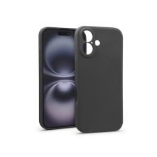 Haffner Soft szilikon tok - Apple iPhone 16 - fekete tok és táska