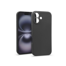 Haffner Soft szilikon tok - Apple iPhone 16 - fekete tok és táska
