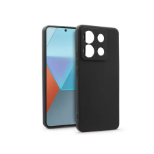 Haffner Soft szilikon tok - Xiaomi Redmi Note 14 Pro 5G - fekete tok és táska