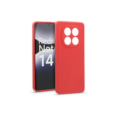 Haffner Soft szilikon tok - Xiaomi Redmi Note 14 Pro 5G - piros tok és táska