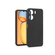 Haffner Szilikon Soft hátlap Xiaomi Redmi 13C fekete tok és táska