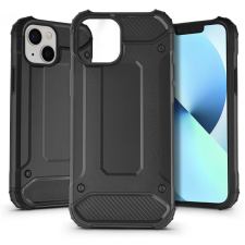 Haffner Ütésálló Armor hátlap iPhone 13 fekete tok és táska