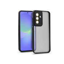 Haffner Variete tok kameravédő lencsevédő üveggel - Samsung SM-A366 Galaxy A36 5G - fekete tok és táska
