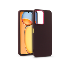 Haffner Xiaomi Redmi 13C szilikon hátlap - Frame - bíbor tok és táska
