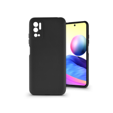 Haffner Xiaomi Redmi Note 10 5G szilikon hátlap - Soft - fekete tok és táska