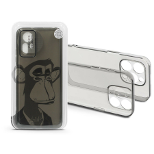 Haffner Xiaomi Redmi Note 12S szilikon hátlap - Gray Monkey - átlátszó tok és táska