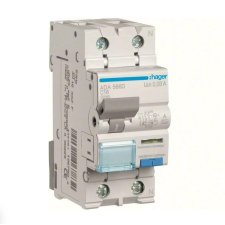 Hager ADA566D Áramvédős kismegszakító 1P+N, C-16A, 30mA, 10kA, A villanyszerelés