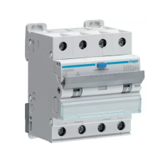 Hager ADM460C Áramvédős kismegszakító 3P+N, C-10A, 30mA, 6kA, A villanyszerelés