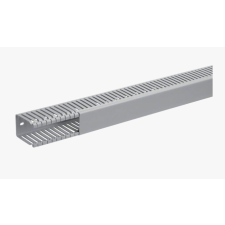 Hager BA66004007030B Perforált vezetékcsatorna BA6, PVC, 60x40mm, szürke villanyszerelés