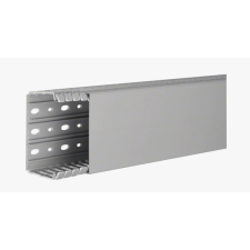 Hager BA760100 Perforált vezetékcsatorna BA7 60x100, szürke villanyszerelés
