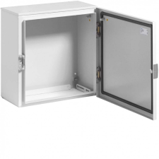 Hager FL108A Orion Plus fémszekrény, IP65, teli ajtós, 400x400x200mm villanyszerelés