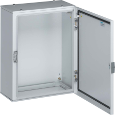 Hager FL116A Orion Plus fémszekrény, IP65, teli ajtós, 600x600x250mm villanyszerelés