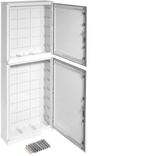 Hager FL358B Műanyag, 2 részes állószekrény lábazatttal, 2050x850x300, IP65 villanyszerelés