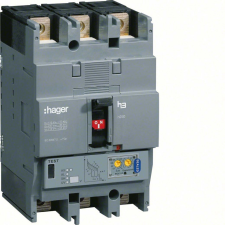 Hager HEC125H h250 LSI kompakt megszakító, 3P, 125A, 70kA villanyszerelés