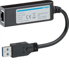 Hager HTG457H Interfész adapter, USB/Ethernet villanyszerelés