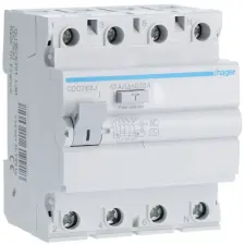 Hager Kft HAGER CDC763J Fi-relé 4P 63A 30mA AC villanyszerelés